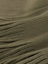 Gerippter Schal mit Fransen - Männer - Olive Night Green Gerippter Schal mit Fransen - Männer - Olive Night Green - 9 - TOM TAILOR