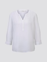 Gemusterte Bluse - Frauen - Whisper White Gemusterte Bluse - Frauen - Whisper White - 7 - TOM TAILOR