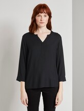 Gemusterte Bluse - Frauen - Deep Black Gemusterte Bluse - Frauen - Deep Black - 1 - TOM TAILOR
