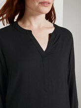 Gemusterte Bluse - Frauen - Deep Black Gemusterte Bluse - Frauen - Deep Black - 9 - TOM TAILOR