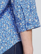Gemusterte Bluse - Frauen - blue and white flower design Gemusterte Bluse - Frauen - blue and white flower design - 10 - TOM TAILOR