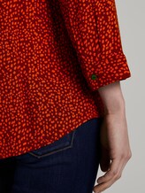 Gemusterte Bluse - Frauen - burgund orange spot design Gemusterte Bluse - Frauen - burgund orange spot design - 10 - TOM TAILOR