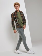 Langarmshirt mit Brusttasche - Männer - olive based neps structure Langarmshirt mit Brusttasche - Männer - olive based neps structure - 3 - TOM TAILOR Denim