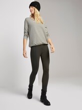 Gestreiftes Langarmshirt - Frauen - offwhite navy structure stripe Gestreiftes Langarmshirt - Frauen - offwhite navy structure stripe - 3 - TOM TAILOR