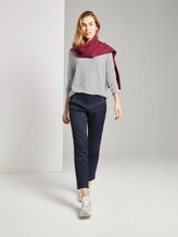 Gestreiftes Langarmshirt - Frauen - grey marl scar stripe Gestreiftes Langarmshirt - Frauen - grey marl scar stripe - 3 - TOM TAILOR