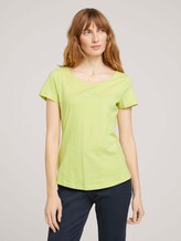 T-Shirt mit Logo Print - Frauen - celery ice T-Shirt mit Logo Print - Frauen - celery ice - 1 - TOM TAILOR