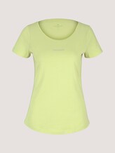 T-Shirt mit Logo Print - Frauen - celery ice T-Shirt mit Logo Print - Frauen - celery ice - 7 - TOM TAILOR