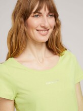 T-Shirt mit Logo Print - Frauen - celery ice T-Shirt mit Logo Print - Frauen - celery ice - 9 - TOM TAILOR