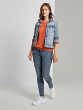 Pullover mit Strickmuster - Frauen - burnt coral Pullover mit Strickmuster - Frauen - burnt coral - 3 - TOM TAILOR Denim
