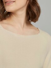Strukturierter Pullover mit Raglan-Ärmeln - Frauen - soft creme beige Strukturierter Pullover mit Raglan-Ärmeln - Frauen - soft creme beige - 9 - TOM TAILOR Denim