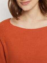 Strukturierter Pullover mit Raglan-Ärmeln - Frauen - burnt coral Strukturierter Pullover mit Raglan-Ärmeln - Frauen - burnt coral - 9 - TOM TAILOR Denim