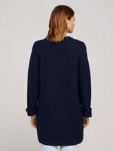 Strukturierter Cardigan-Mantel - Frauen - Sky Captain Blue Strukturierter Cardigan-Mantel - Frauen - Sky Captain Blue - 2 - TOM TAILOR Denim