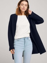 Strukturierter Cardigan-Mantel - Frauen - Sky Captain Blue Strukturierter Cardigan-Mantel - Frauen - Sky Captain Blue - 5 - TOM TAILOR Denim