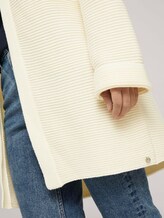 Strukturierter Cardigan-Mantel - Frauen - soft creme beige Strukturierter Cardigan-Mantel - Frauen - soft creme beige - 10 - TOM TAILOR Denim