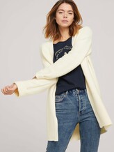Strukturierter Cardigan-Mantel - Frauen - soft creme beige Strukturierter Cardigan-Mantel - Frauen - soft creme beige - 5 - TOM TAILOR Denim