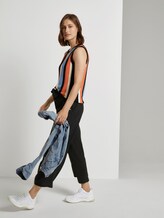 Ärmelloser Strickpullover mit Streifenmuster - Frauen - multcolor vertical stripe Ärmelloser Strickpullover mit Streifenmuster - Frauen - multcolor vertical stripe - 3 - TOM TAILOR Denim