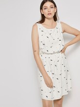 Gemustertes Minikleid - Frauen - off white seagull print Gemustertes Minikleid - Frauen - off white seagull print - 5 - TOM TAILOR Denim