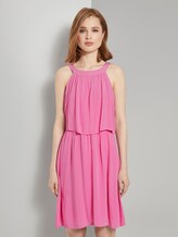 Neckholder Minikleid - Frauen - wild orchid pink Neckholder Minikleid - Frauen - wild orchid pink - 1 - TOM TAILOR Denim