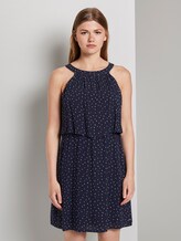 Neckholder Minikleid - Frauen - dark blue minimal Neckholder Minikleid - Frauen - dark blue minimal - 1 - TOM TAILOR Denim