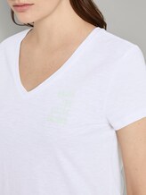 T-Shirt mit kleinem Print - Frauen - White T-Shirt mit kleinem Print - Frauen - White - 9 - TOM TAILOR Denim