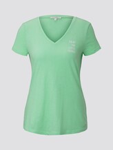 T-shirt met een kleine print - Vrouwen - soft neo green T-shirt met een kleine print - Vrouwen - soft neo green - 7 - TOM TAILOR Denim