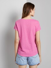 T-shirt with a letter print - Women - wild orchid pink T-shirt with a letter print - Women - wild orchid pink - 2 - TOM TAILOR Denim