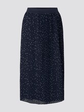 Gepunkteter Plissée-Midirock - Frauen - dark blue minimal Gepunkteter Plissée-Midirock - Frauen - dark blue minimal - 7 - TOM TAILOR Denim