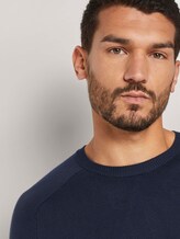 Strickpullover mit Raglanärmeln - Männer - Dark Blue Strickpullover mit Raglanärmeln - Männer - Dark Blue - 9 - TOM TAILOR