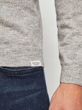 Melierter Pullover - Männer - light grey white mouline Melierter Pullover - Männer - light grey white mouline - 10 - TOM TAILOR
