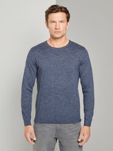 Melierter Pullover - Männer - blue navy mouline Melierter Pullover - Männer - blue navy mouline - 1 - TOM TAILOR