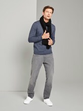 Melierter Pullover - Männer - blue navy mouline Melierter Pullover - Männer - blue navy mouline - 3 - TOM TAILOR