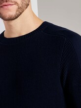Strickpullover mit Ärmeldetail - Männer - Dark Blue Strickpullover mit Ärmeldetail - Männer - Dark Blue - 9 - TOM TAILOR