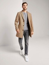 Fein strukturierter Pullover - Männer - Light Stone Grey Melange Fein strukturierter Pullover - Männer - Light Stone Grey Melange - 3 - TOM TAILOR