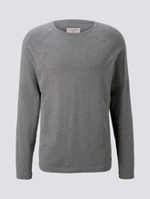 Melierter Strickpullover - Männer - Heather Grey Melange Melierter Strickpullover - Männer - Heather Grey Melange - 7 - TOM TAILOR Denim