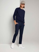 Melierter Strickpullover - Männer - Sky Captain Blue Non-Solid Melierter Strickpullover - Männer - Sky Captain Blue Non-Solid - 3 - TOM TAILOR Denim