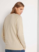 Melierter Strickpullover - Männer - light almond Melierter Strickpullover - Männer - light almond - 2 - TOM TAILOR Denim