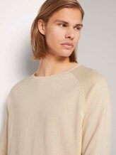 Melierter Strickpullover - Männer - light almond Melierter Strickpullover - Männer - light almond - 9 - TOM TAILOR Denim