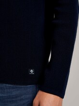 Strickpullover mit Brusttasche - Männer - Sky Captain Blue Strickpullover mit Brusttasche - Männer - Sky Captain Blue - 10 - TOM TAILOR Denim