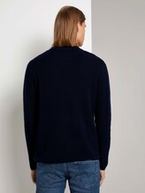 Strickpullover mit Brusttasche - Männer - Sky Captain Blue Strickpullover mit Brusttasche - Männer - Sky Captain Blue - 2 - TOM TAILOR Denim