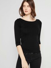 Schulterfreies Carmen Shirt - Frauen - deep black Schulterfreies Carmen Shirt - Frauen - deep black - 5 - TOM TAILOR Denim