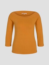 Schulterfreies Carmen Shirt - Frauen - orange yellow Schulterfreies Carmen Shirt - Frauen - orange yellow - 7 - TOM TAILOR Denim