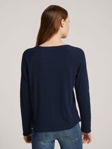 Basic Langarmshirt - Frauen - Sky Captain Blue Basic Langarmshirt - Frauen - Sky Captain Blue - 2 - TOM TAILOR Denim