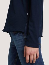 Basic Langarmshirt - Frauen - Sky Captain Blue Basic Langarmshirt - Frauen - Sky Captain Blue - 9 - TOM TAILOR Denim