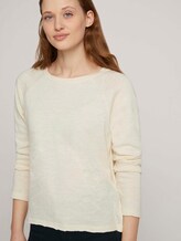 Basic Langarmshirt - Frauen - soft creme beige Basic Langarmshirt - Frauen - soft creme beige - 5 - TOM TAILOR Denim