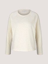 Basic Langarmshirt - Frauen - soft creme beige Basic Langarmshirt - Frauen - soft creme beige - 7 - TOM TAILOR Denim
