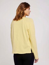Basic Langarmshirt - Frauen - soft yellow Basic Langarmshirt - Frauen - soft yellow - 2 - TOM TAILOR Denim