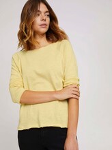 Basic Langarmshirt - Frauen - soft yellow Basic Langarmshirt - Frauen - soft yellow - 5 - TOM TAILOR Denim