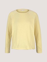 Basic Langarmshirt - Frauen - soft yellow Basic Langarmshirt - Frauen - soft yellow - 7 - TOM TAILOR Denim