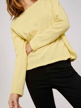Basic Langarmshirt - Frauen - soft yellow Basic Langarmshirt - Frauen - soft yellow - 9 - TOM TAILOR Denim
