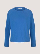 Basic Langarmshirt - Frauen - mid blue Basic Langarmshirt - Frauen - mid blue - 7 - TOM TAILOR Denim